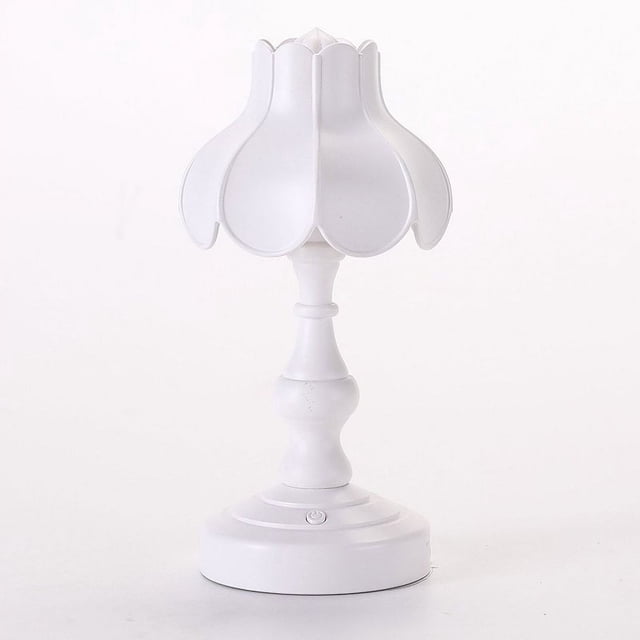 Petite Lampe de Lecture de Table Vintage Accent en Forme de Fleur Rechargeable Lampe de Lit LED 500 mA Petite Lampe de Lecture Rechargeable Vintage Accent en Forme de Fleur Lampe de Lit LED pour Chambre Maison Table