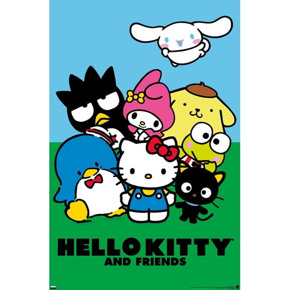 Hello Kitty and Friends: 21 Core - Standing Wall Poster, 22.375" x 34"