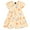 Winnie the pooh, yellow checkerboard, variant on Disney Nightmare Before Christmas Jack Skellington Toddler Girls French Terry Skater Dress