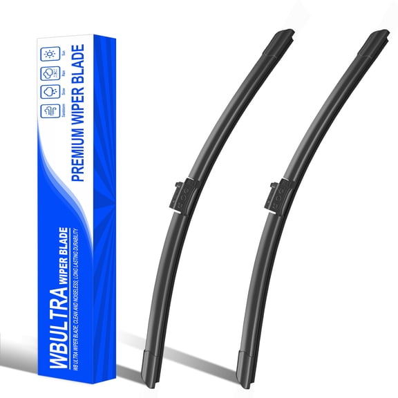 WBULTURE Beam Wiper Blades 2-Pack - Ultra-Quiet & Streak-Free, 22" 22" for Mercedes-Benz C300 2015-2021