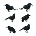 thumbnail image 1 of GloCharm Marketplace Halloween Party Black Simulation Feather Crow Decor Six Piece Set, 1 of 6