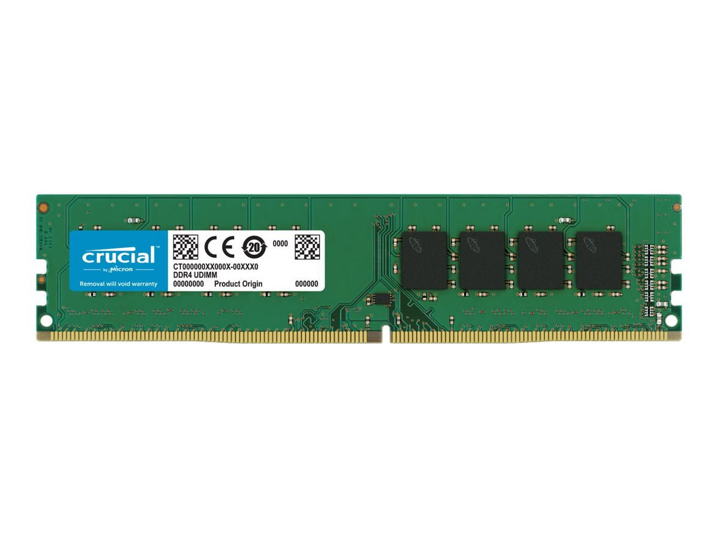 Crucial 32GB DDR4 3200 PC4 25600 Gaming Computer RAM, 288-Pin