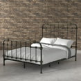 thumbnail image 4 of Furniture of America Cecil Transitional Metal Bed King Spindle in Antique Black, 4 of 6