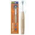 thumbnail image 1 of Spinbrush Nettoyage Intelligent Brosse à Dents Électrique à Piles pour Adultes avec Tête à Double Action, Pacer et Minuterie, Champagne, Soies Souples, 1 of 8