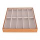 thumbnail image 4 of Organizador de gafas, caja de gafas de sol elegante, ligera, portátil, resistente, de gran capacidad, 10 rejillas, para centro comercial en casa, 4 of 5