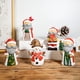 thumbnail image 2 of Figurita de resina de Papá Noel y muñeco de nieve Decoración navideña de mesa para el escritorio de la oficina en casa Regalo festivo para las fiestas, 2 of 7