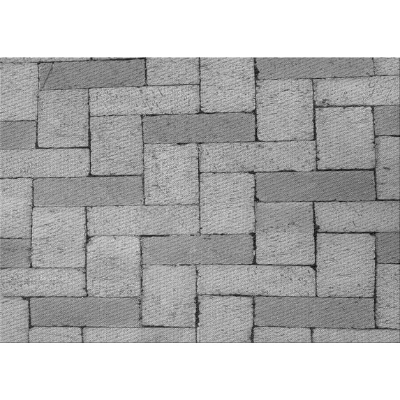 Ahgly Company Machine Washable Indoor Rectangle Transitional Gray Cloud Gray Area Rugs, 2' x 5'