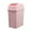 Pink/1PCS, variant on 9in Tall Wire Mesh Waste Basket, Small Round Open Top Wastebasket, Recycling Bins Garbage Waste Baskets, Wire Mesh Desk Can for Bathroom Bedroom Office School,White - 3PCS