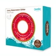 thumbnail image 2 of CocoNut Outdoor Juicy Watermelon Glitter - 42" x 42" Pool Float – Inflatable Pool Ring – Durable Long Lasting Lounge Tube and Water Toy – Fun Decoration for Parties, Events. Ages 8+, 2 of 7