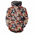 thumbnail image 3 of Sudadera con capucha con estampado 3D de cuadrados coloridos para hombre, sudadera con patrón geométrico, sudaderas casuales de moda, jersey de gran tamaño, mangas largas, 3 of 5