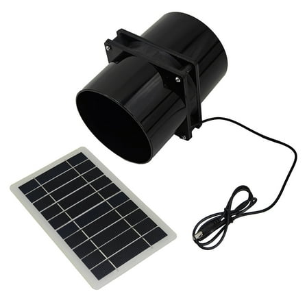GENEMA User Friendly Solar Powered Exhaust Fan 12V for Great Airflow in Various Space