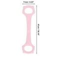 thumbnail image 3 of 1 Pc Durable 8-Shaped Yoga Stretch Band for Stretching 16.14"x4.33" Pink, 3 of 4