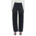 thumbnail image 2 of Pistola womens  Wes Caviar Barrel Jean, 27, Black, 2 of 3