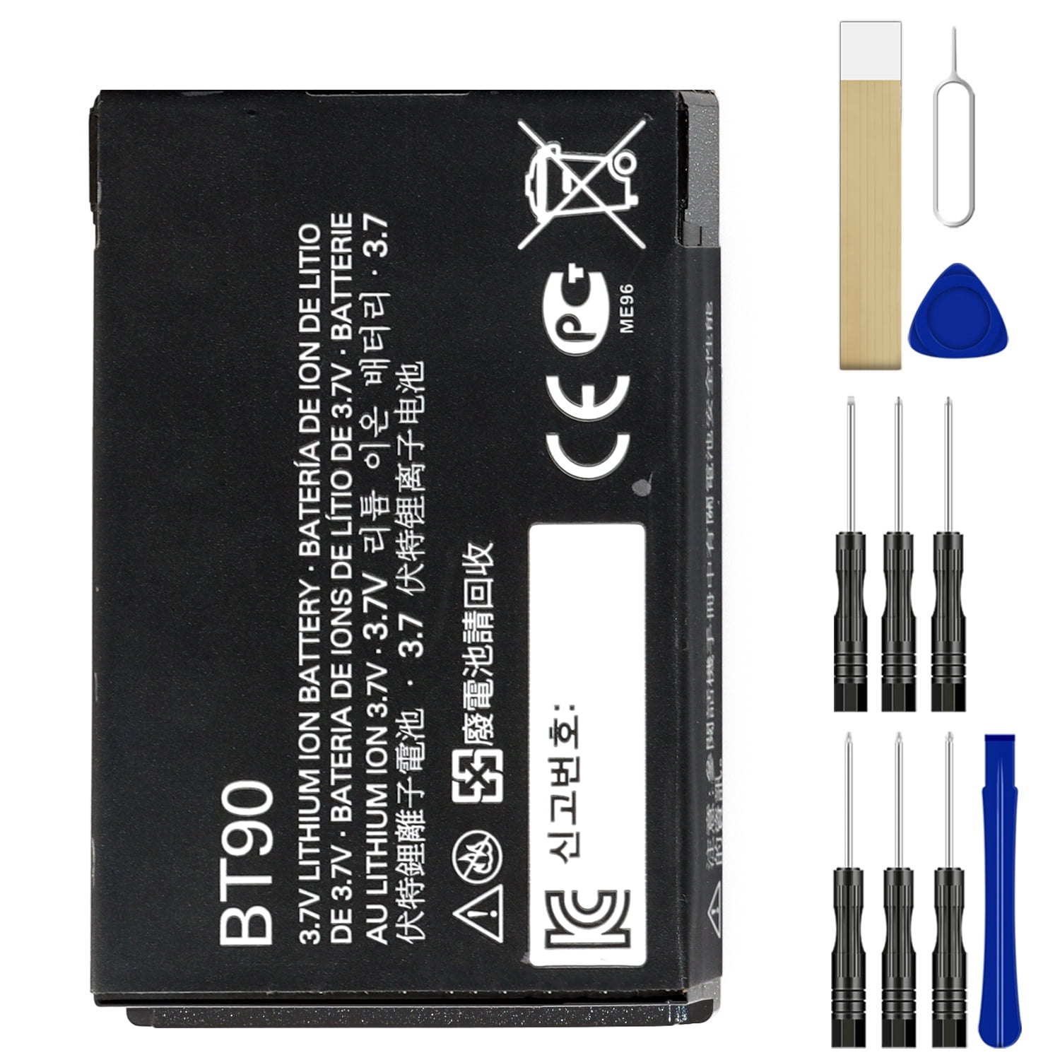 Replacement Battery For Motorola DLR1020 DLR1060 CLP1010 CLP1040 BT90 1800mAh 