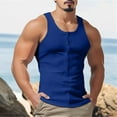 thumbnail image 2 of Yiaimeir Men's Ribbed Button Down Tank Top Sleeveless Casual Slim Fit Tank Tops For Gym Fitness And Everyday Wear,Size S-3XL, 2 of 4