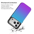 thumbnail image 2 of Blue Purple Gradient Leather Wallet Case for iPhone 17 Air Wallet Case Card Holder Flip, 2 of 8