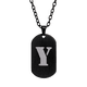 thumbnail image 1 of Collar Hombre de Inicial Letra A LUCKMAN, Acero Inoxidable Color Negro, Modelo Dylan negro UNITALLA, 1 of 7