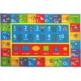 thumbnail image 1 of KC Cubs Playtime Collection ABC Alphabet, Numbers and Shapes Educational Learning & Game Area Rug Carpet for Kids and Children Bedrooms and Playroom, 1 of 9