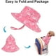 thumbnail image 4 of Sombrero ajustable para el sol para bebé, sombrero de verano para niños, ala ancha para piscina/playa/natación/al aire libre Rojo Verde, 4 of 5