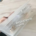 thumbnail image 5 of Transparent Jewelry Storage Book, Comes with 50 Sealed Bags, Sealed Clear Jewelry Organizer Bag, Easter Decor, Portable Storage for Earrings, Necklaces, Rings & Small Accessories, White, 5 of 8