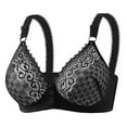 thumbnail image 1 of Women's Wirefree Lace Bra, Front Closure Adjustable Strap Breathable Comfort Seamless for Everyday Wear, 1 of 6