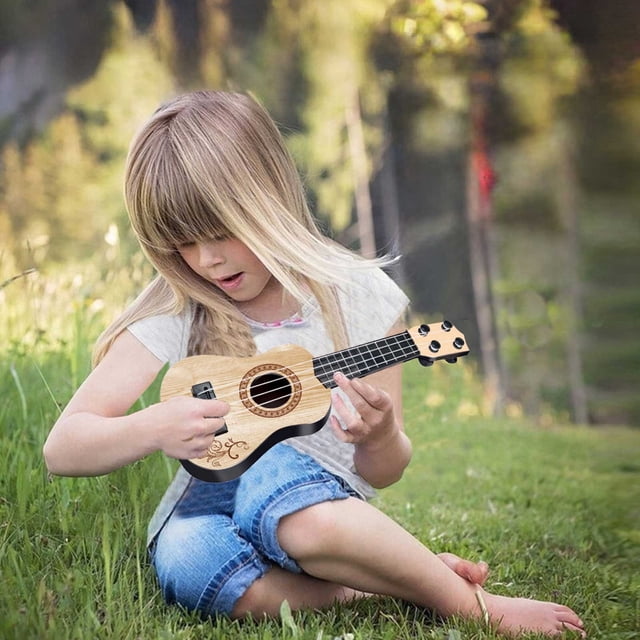 9.92 Inch Kids Toys Ukulele Guitar - 4 Strings Ukulele Musical Instruments Educational Toy Mini Guitar Toddler Toys For Boys And Girls