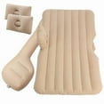 thumbnail image 4 of Ultra-soft Flocking Environmental Fabric Car Inflatable Bed Air Cushion Bed Portable Car Travel Bed For Most Small Car, 4 of 5