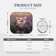 thumbnail image 3 of Balery 2 Piece Dog in Lavender Flowers Car Windshield Sun Shade|Foldable Front Windshield Shade for Car Front Window for Most Sedans SUV Truck-Medium, 3 of 7