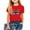 Red, variant on ZACPNCV Kids Boys Girls USA Letter Print Tees Short Sleeve Crewneck Holiday Tops Patriotic Graphic Shirts Loose Independence Day Clothes Beige 12-13 Years
