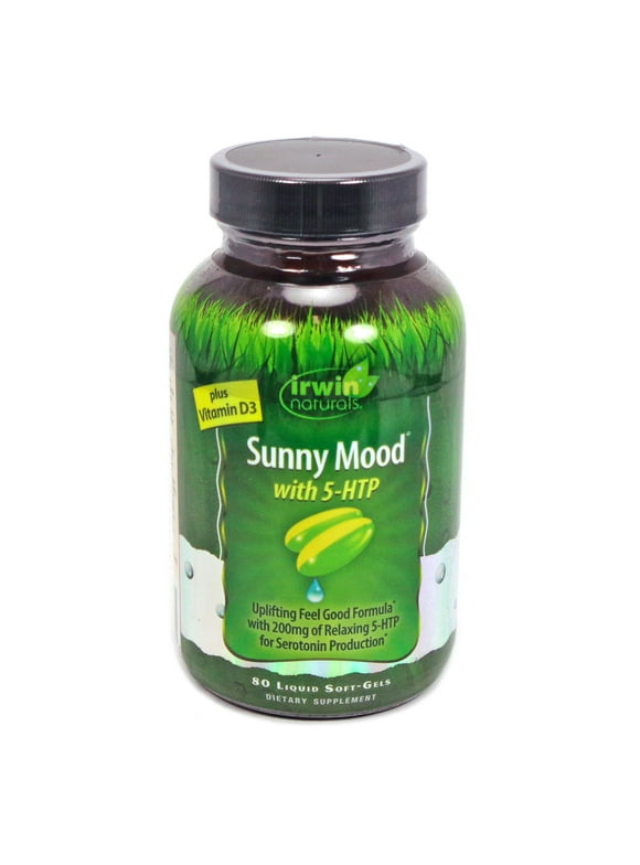 Irwin Naturals Sunny Mood with 5 HTP  - 80 Softgels