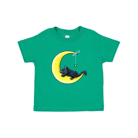 

Inktastic Black Cat Lunar Love Gift Toddler Boy or Toddler Girl T-Shirt