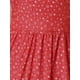 thumbnail image 5 of Vestido mini overall lindo para mujer con tirantes ajustables en rojo con flores, 5 of 6