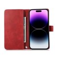 thumbnail image 4 of Compatible with iPhone 15 Pro Max Wallet Case with Credit Card Holder, Flip Folio Book PU Leather Vintage Phone Case Shockproof Multifunctional Cover Women Men for iPhone 15 Pro Max, Red, 4 of 6