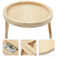 thumbnail image 1 of Phenofice sofa arm tray Sofa Armrest Tray Table Bamboo Portable Phone Stand 1Pack Home Use, 1 of 8