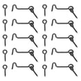 thumbnail image 1 of Uxcell 10-Pack Gancho y Ojo Pestillo para Puerta 2 Pulgadas Pestillo de Acero al Carbono para Puerta de Granero Pestillo de Gancho y Ojo Negro, 1 of 1