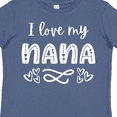 thumbnail image 4 of Inktastic I Love My Nana with Hearts Boys or Girls Toddler T-Shirt, 4 of 5