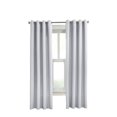 thumbnail image 4 of Loft Living Maria Richly Textured Woven Grommet Single Curtain Panel Light-filtering 52" x 84" in White, 4 of 6