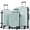 Green, variant on 3-Piece Luggage Set - Carry-On & Large& Medium Checked Luggage with Dual Spinner Wheels - Durable Polypropylene Hardshell - TSA Lock, Airline-Approved - Expandable Hard Shell(Green)