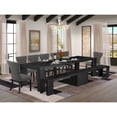 thumbnail image 3 of Luxe by East West Furniture 9-piece Dining Room Table Set a Rectangular Dining Table, 3 of 3