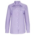 thumbnail image 5 of OSOLU Long Sleeve Shirts For Women Striped Long Sleeve Button Up Shirts Business Work Wear For Office Lady Versatile Tops, 5 of 6
