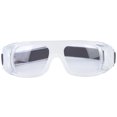 thumbnail image 2 of Gafas protectoras de fútbol y baloncesto con montura para deportes al aire libre (blanco transparente), 2 of 8
