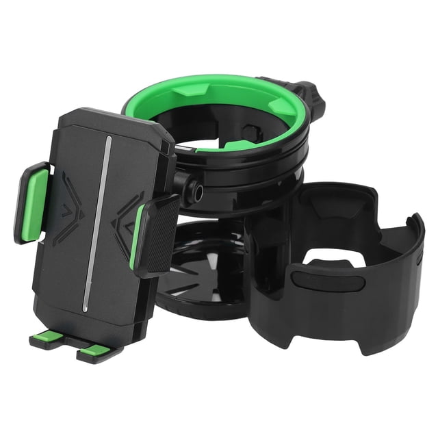 Portavasos Portavasos Para Cochecito, Portavasos, Soporte Para Teléfono, Rotación De 360 Grados, Portabotellas Con Ranura Para Taza Doble Para Scooter, Bicicleta,