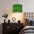 thumbnail image 5 of Linen Drum Lampshades Soccer field Football stadium green grass painted line Sport play 13"x13"x10" Light Shade for Table Lamps Floor Lamps Drum Lamp Shades Lampshade Replacement Assembly Required, 5 of 8