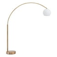 thumbnail image 2 of Zuo Modern Griffith Floor Lamp, 75 3/16"H, Brushed Brass Shade/Brushed Brass Base, 2 of 5