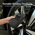 thumbnail image 2 of Bomba de aire eléctrica digital con compresor de batería de 5000 mAh, 4 modos, 150 PSI, miniinflador de neumáticos portátil para bicicleta con luz LED para coche, motocicleta, bicicleta,, 2 of 5