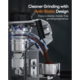 thumbnail image 5 of Aeitto Burr Coffee Grinder, Electric Conical Coffee Bean Grinder With 45 Adjustable Grind Settings For 2-12 Cups, Sliver & Black, 5 of 7
