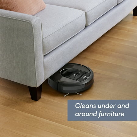 iRobot - Roomba i7 Wi-Fi Connected Robot Vacuum - Charcoal