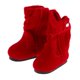 thumbnail image 1 of Zapatos de cuero de PU perfecl para muñeca de 12 pulgadas color rojo, 1 of 8
