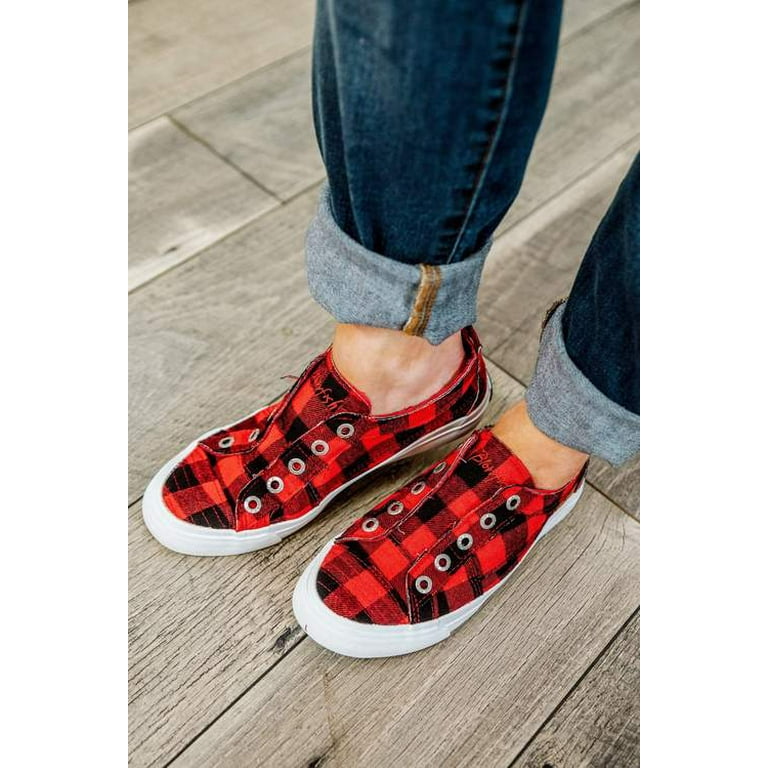 Checkered hotsell blowfish shoes
