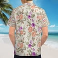 thumbnail image 6 of High Quality Hawaiian Shirts for Men Short Sleeve Aloha Beach Shirt Floral Summer Casual Button Down Shirts Blouses KTIHIC, 6 of 7